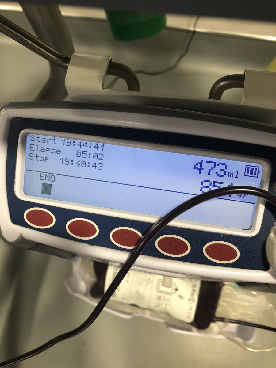 Had the best time giving blood tonight - thank you so much to my donor carer who had qualified in drawing blood yesterday and did a great job👏 <a href="/GiveBloodNHS/">NHS Blood Donation 🩸🩹</a> #giveblood Got a PB on donation time! 5min 2 seconds 💅