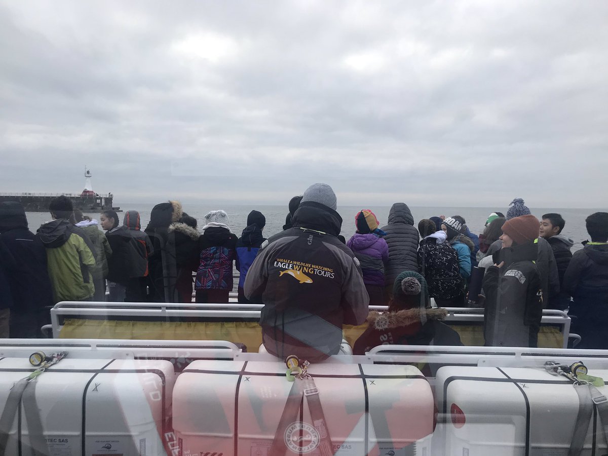 Headed out on the floating classroom with <a href="/eaglewingtours/">Eagle Wing Tours</a> <a href="/ArbutusGlobal/">Arbutus Global</a> <a href="/sd61schools/">Greater Victoria School District</a> excited to be #exploringthesalishsea  <a href="/RBCMLearn/">RBCM Learning</a>