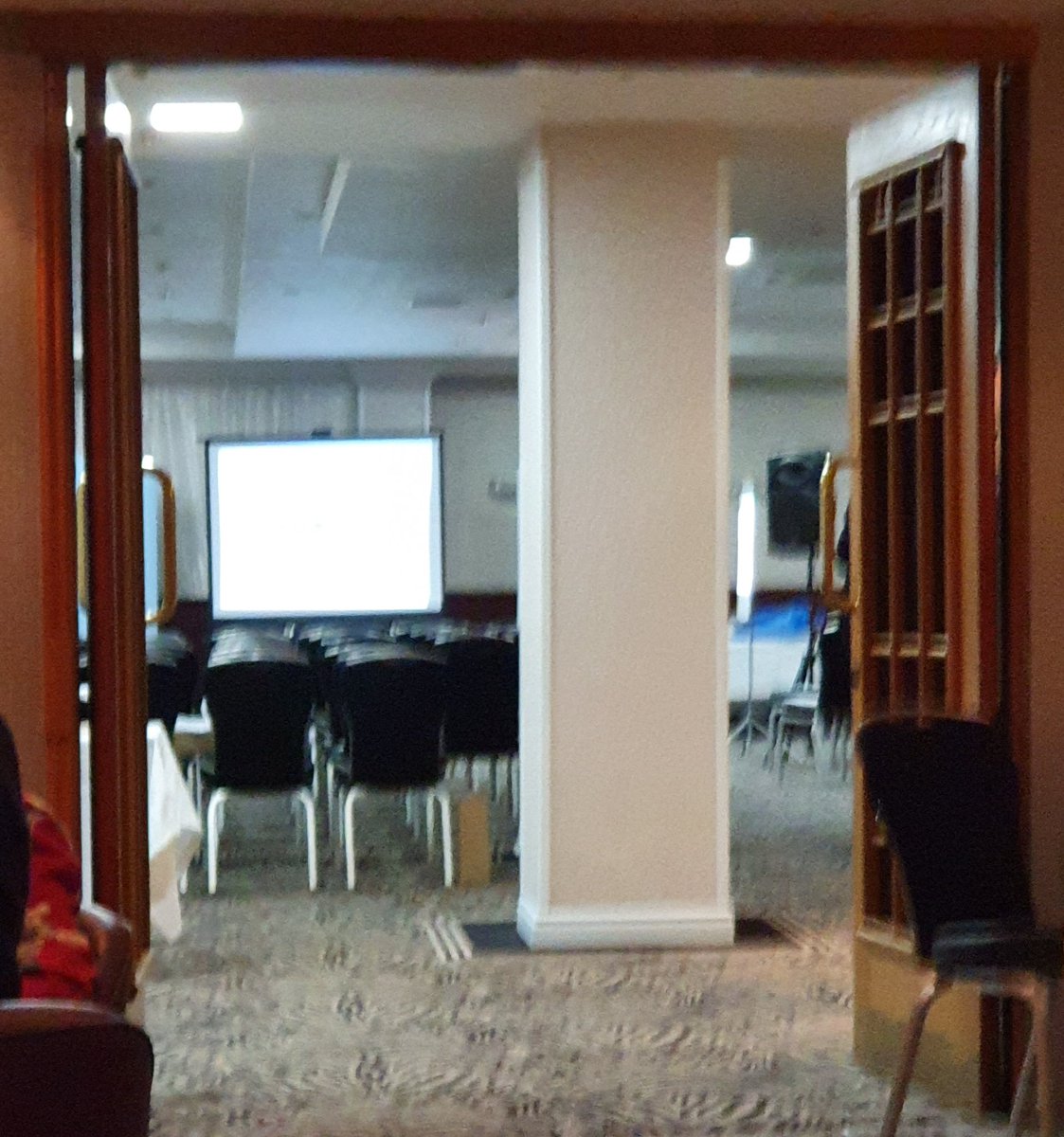 Attending District Council meeting with Jack Winch