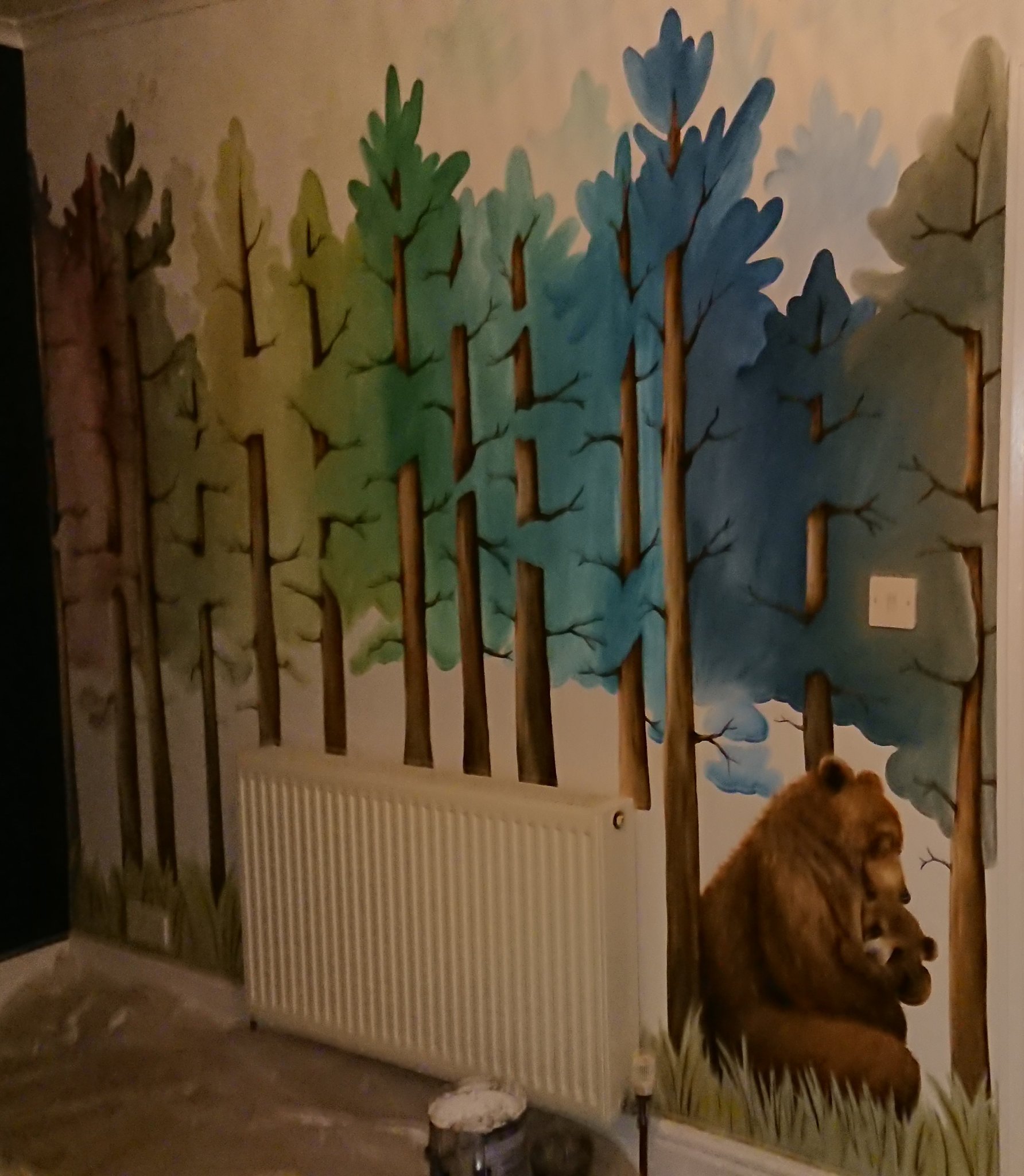 Murals And Wall Art by Jo Bell on Twitter "A baby's nursery 😊 