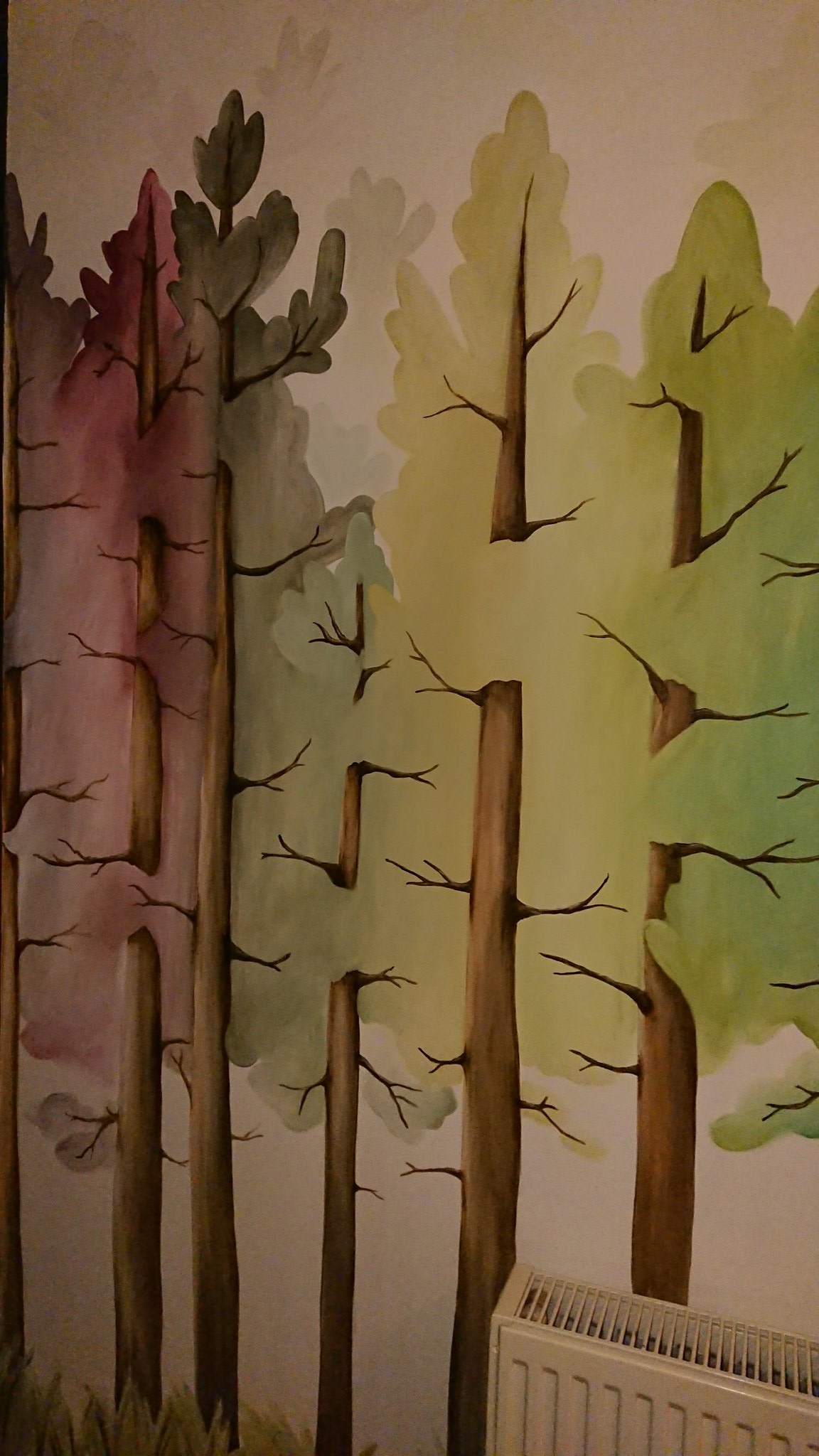 Murals And Wall Art by Jo Bell on Twitter "A baby's nursery 😊 