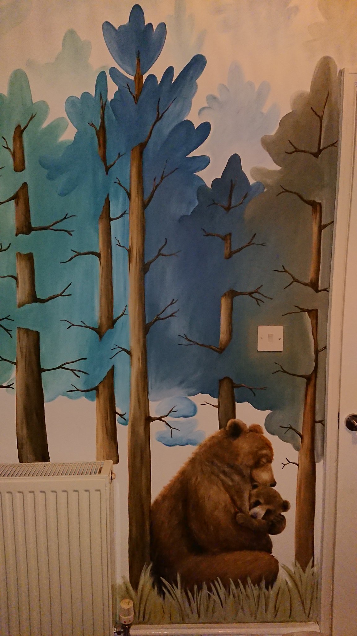 Murals And Wall Art by Jo Bell on Twitter "A baby's nursery 😊 