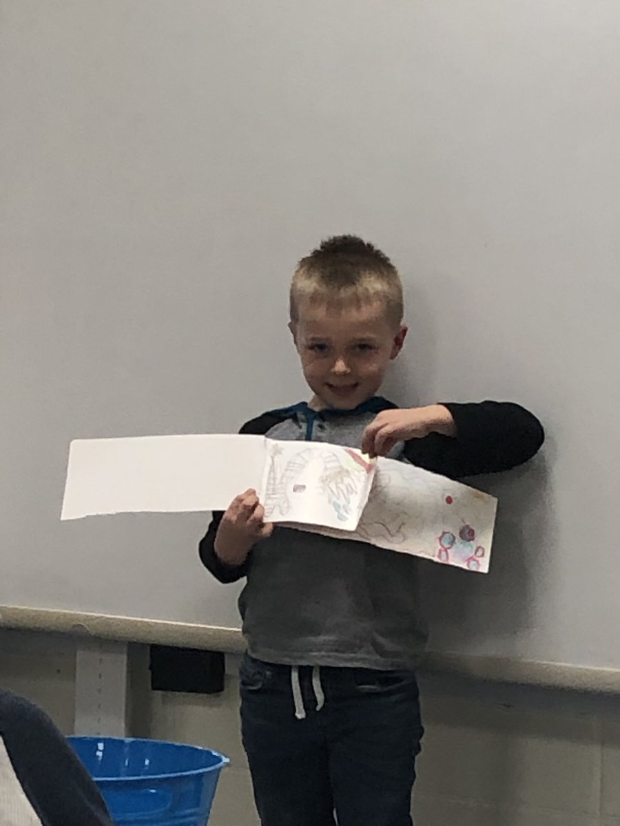 Students love writing so much that are making books at home to bring in and share! @mgrant_ils <a href="/OGESeagles/">Oak Grove Elementary School</a> <a href="/CherokeeSchools/">Cherokee Co. Schools</a> #oges15daychallenge