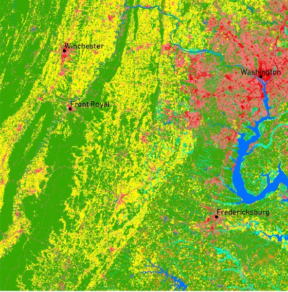 USGSLandsat's tweet photo. #LandsatPublication: Annual urban change was mapped between two #NLCD time periods using #NDVI derived from #Landsat Analysis Ready Data. #ARD #SurfaceReflectance @USGSLandCover 
https://t.co/pPA9aclx5v https://t.co/BCT2vyM61S