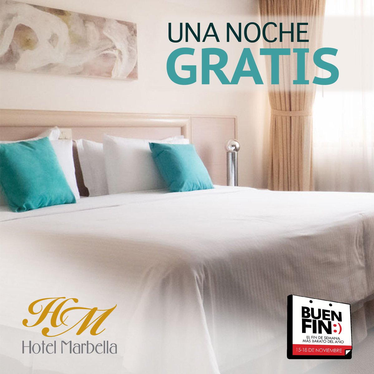 ¿Una noche gratis? ¡Sí! Hotel Marbella está listo para recibirte este #BuenFin
Llama y reserva 55 5264 8016, también puedes enviar un correo electrónico a reservaciones@hotelmarbellamexico.com
#ColoniaRoma #CDMX #FelizMiercoles