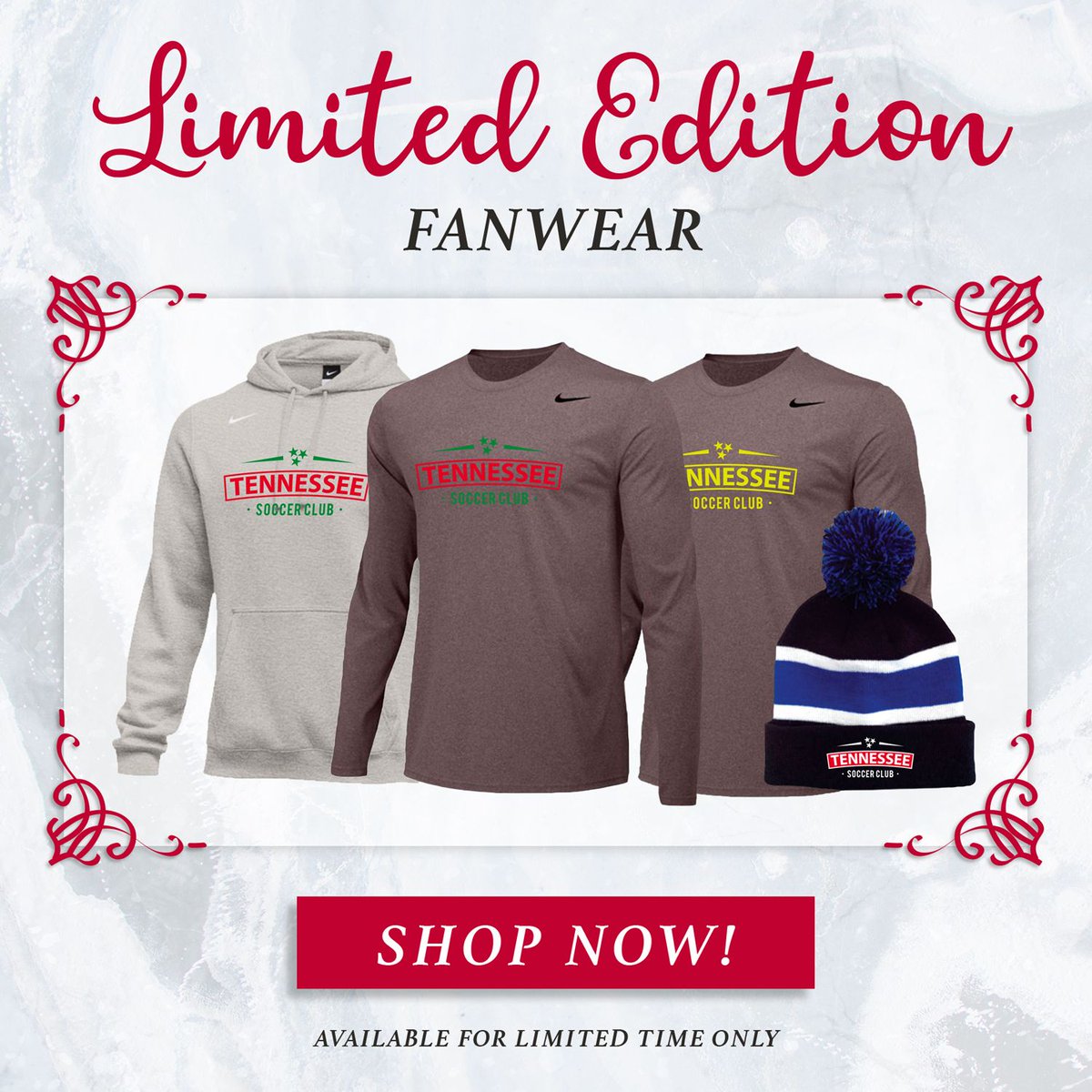 TSC families,

Check out our @wegotsoccer Holiday Items! Visit this link to order now: buff.ly/2NI3Kq4 

🔵⚪️🔴⚽️ 
#DevelopingExcellence