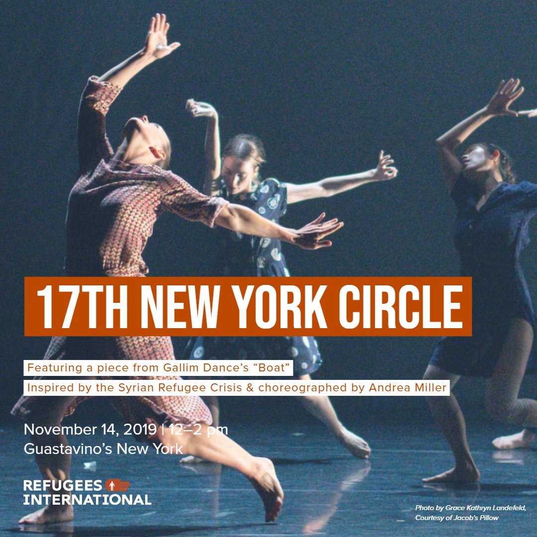 gallimdance's tweet image. #PERFORMANCEALERT
Gallim is honored to perform Andrea Miller's “Boat” TOMORROW, November 14th at the New York Circle: Act for Refugees Luncheon benefiting Refugees International. 
.
#RefugeesInternational #immigration #refugeecrisis #keepfamiliestogether #NYC #gallimdance