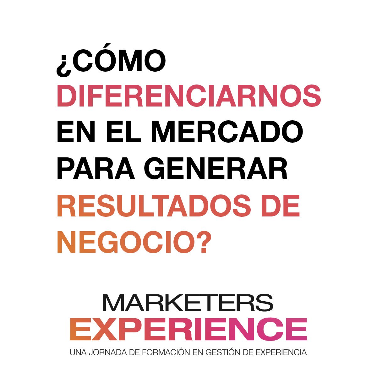 MarketersLatam's tweet photo. Estas preguntas del hilo guían Marketers Experience, una jornada de formación en gestión de experiencia. ¡Faltan solo 6 días! +info: https://t.co/ExxSanSJM4 #MX19 https://t.co/3Wf3qvTc3i