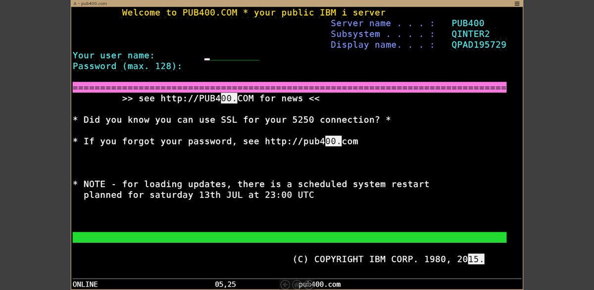 cybelesoft's tweet image. How to create a new connection to an AS/400, IBM Mainframe, and other hosts with z/Scope Anywhere.
cybelesoft.com/blog/create-te…
#terminalemulator