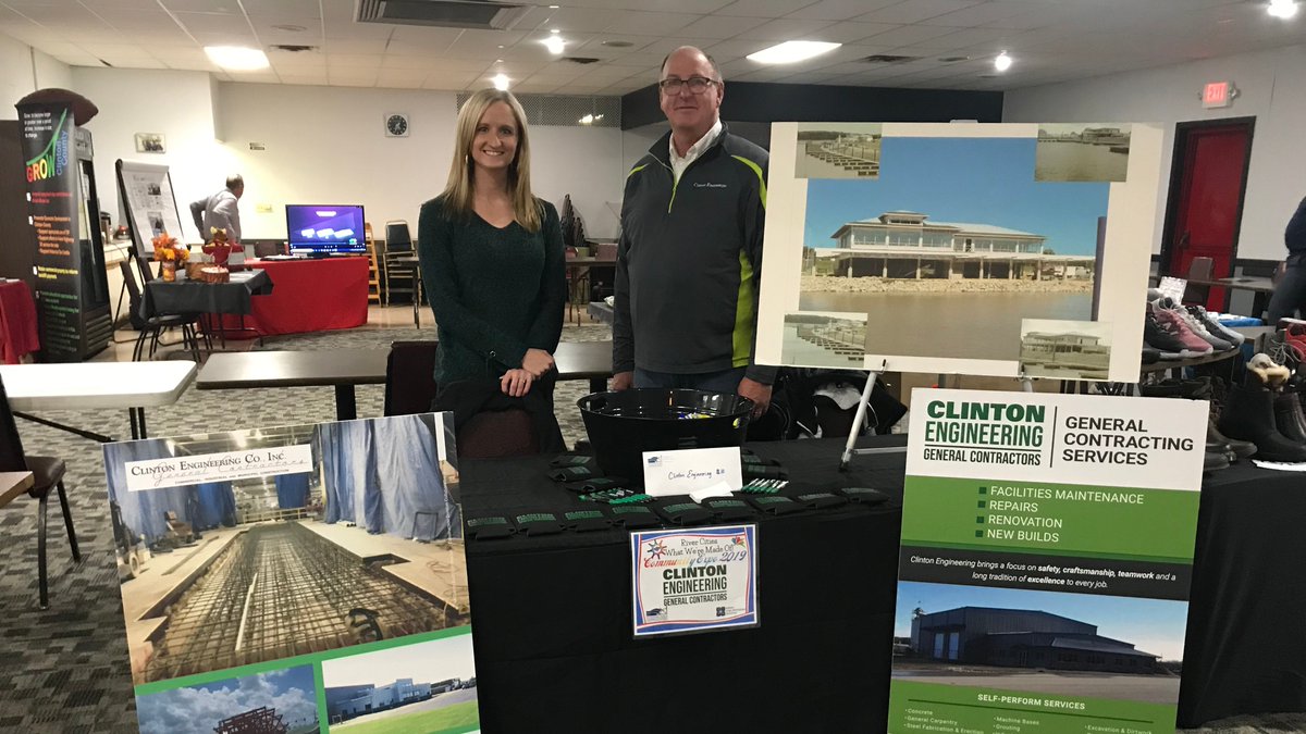ClintonEnCo's tweet photo. Thank you to the @ClintonChamber and the Riverview Young Professional Association for hosting the Fall Expo-River Cities-What We're Made Of! We're proud to call Clinton home. https://t.co/IBoGNPa0Pv