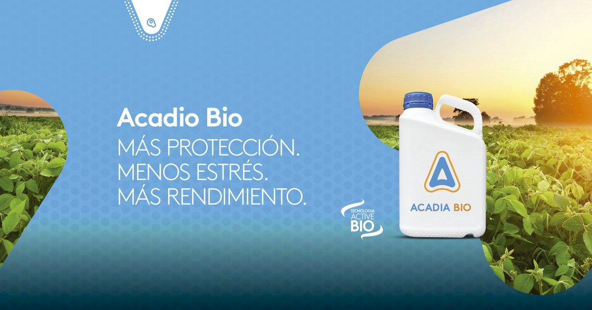 AdamaArgentina's tweet image. Experimentá los resultados del único #fungicida con tecnología #antiestrés. #AcadiaBio
Más info 🖱 bit.ly/2O8E4Sr