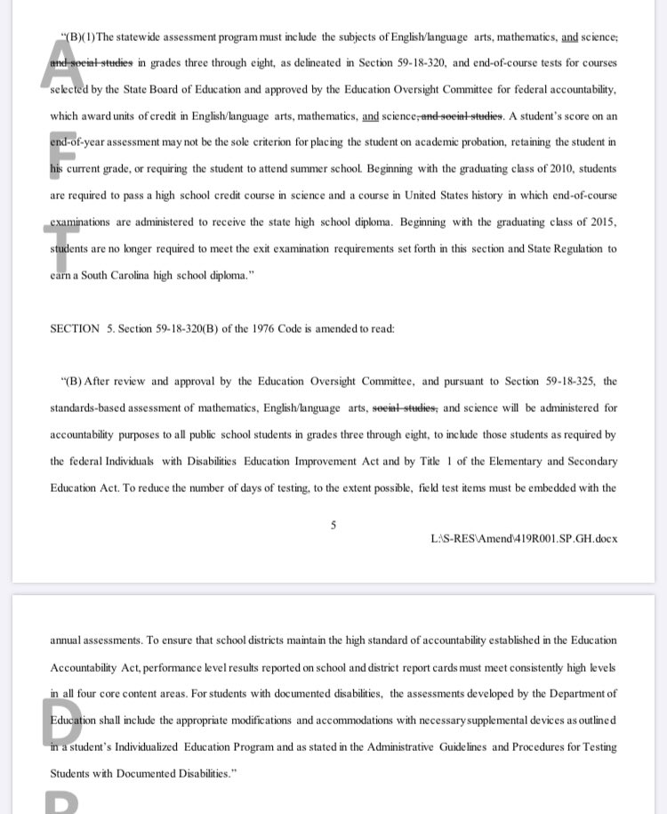  @GregHembree suggests various “formative assessments” used by districts are different but that the data could be converted somehow to compare districts. This would seem to be objectively impossible. No explanation was given.