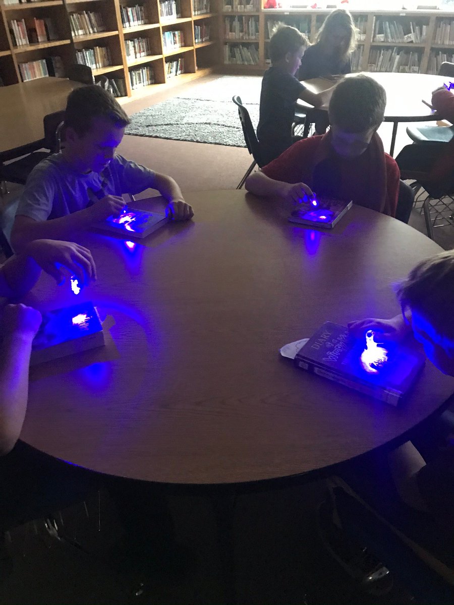 westylibrary's tweet photo. Using finger lights to identify the internal and external parts of a book! @WestyElemSchool https://t.co/wYV7Iz6pZk
