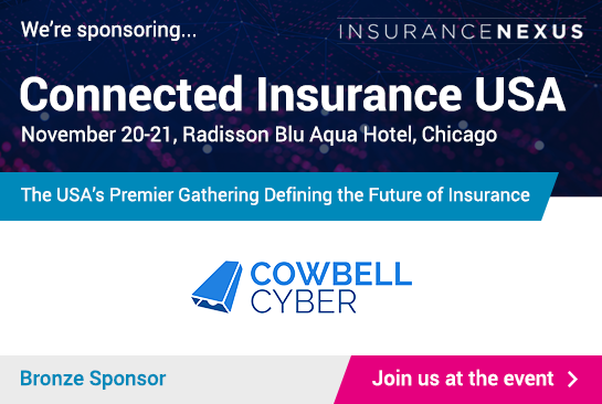 CowbellCyber's tweet photo. Don’t miss @CowbellCyber session November 20 at Connected Insurance USA 2019 #CIUSA on continuous underwriting to keep policies up to date with the reality of dynamic enterprises and to eliminate insurability gaps https://t.co/UfrKjPgMz1 #InsurTech #CIUSA2019 @InsuranceNexus https://t.co/IecxeQEcSD