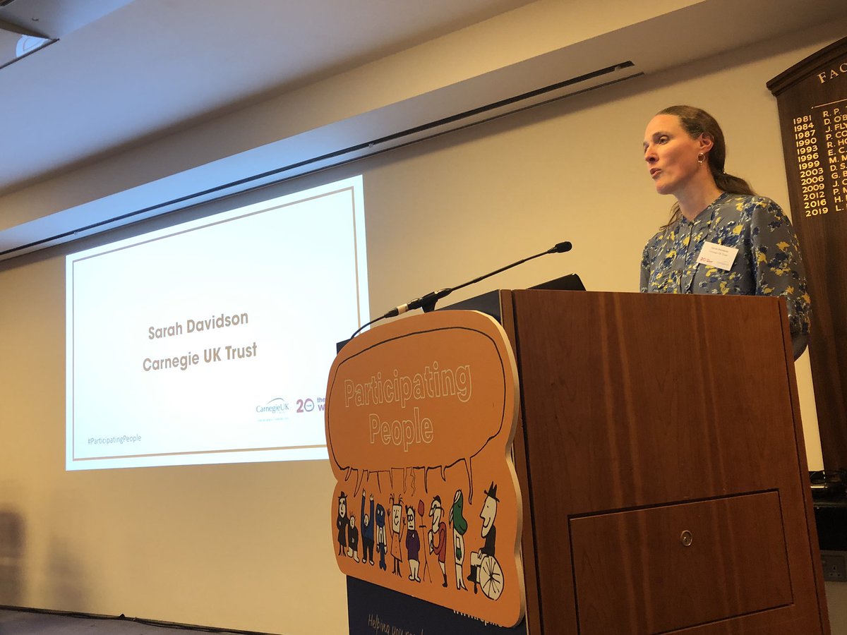 CarnegieUKTrust's tweet image. .@CEO_CarnegieUK kicking off our #ParticipatingPeople event in partnership with @The_Wheel_IRL this evening - highlighting that participation &amp;amp; coproduction are vital in the shift from a #welfare to an #EnablingState