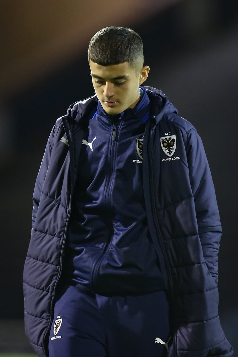 A big night too for attacking midfielder ⁦@ayoubassal17⁩, who also makes his full debut for The Dons. ⁦<a href="/AFCWAcademy/">AFC Wimbledon Academy</a>⁩ ⁦<a href="/ProSportsImages/">Pro Sports Images</a>⁩