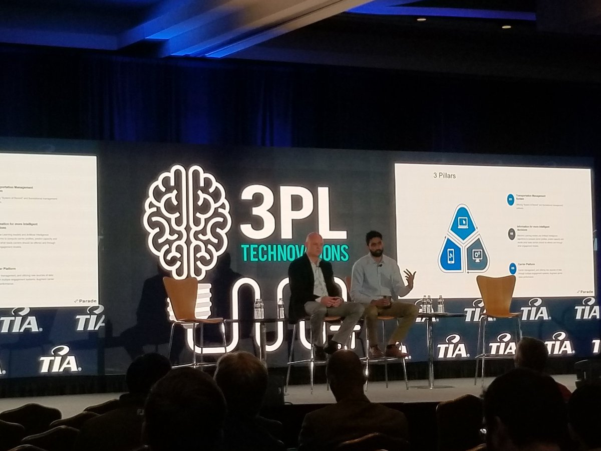 tianetdotorg's tweet photo. Evan Armstrong, Armstrong & Associates, Inc.; and Preet Sivia, Parade, sharing actionable advice on building a strategic plan to help digitalize and grow your freight brokerage business at #TIA2019Tech https://t.co/MvaGoAOePc