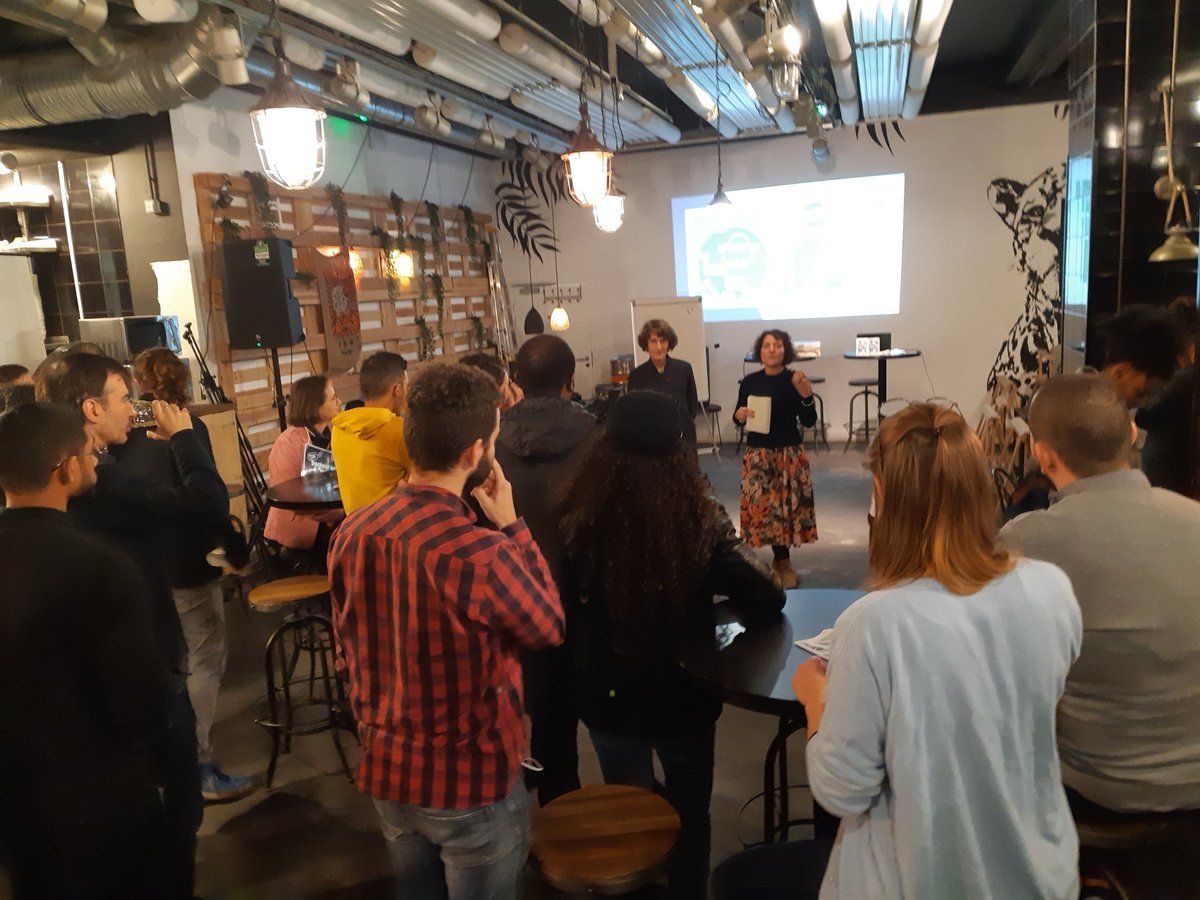 fannylebrech's tweet photo. Soiree de lancement de #StartinESS à @Ess_pace ! Une belle dynamique que l'on accueille avec plaisir et qui participe à faire connaître et vivre l'#ESS auprès des jeunes et étudiant.e.s de #Paris
Merci à @MCLemardeley pour votre soutien et à la @mieparis pour votre travail ! https://t.co/i9idWztj9B