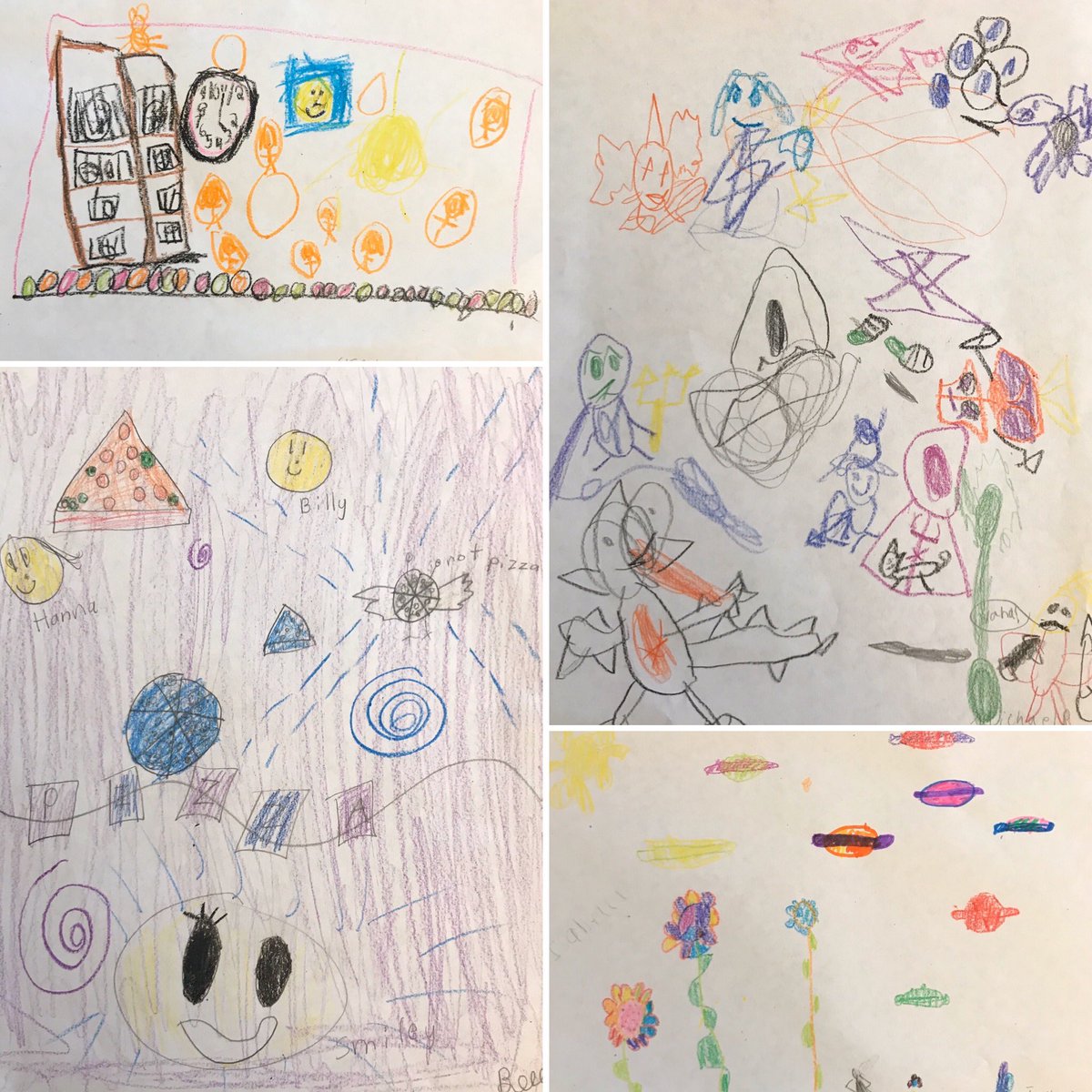 e_bertin's tweet photo. Looking forward to The @peterhreynolds Student Program tomorrow at @DIADetroit! Today we created our own drawings starting with just a dot! #secondgrade @gpacademy https://t.co/5PtEagjkqb