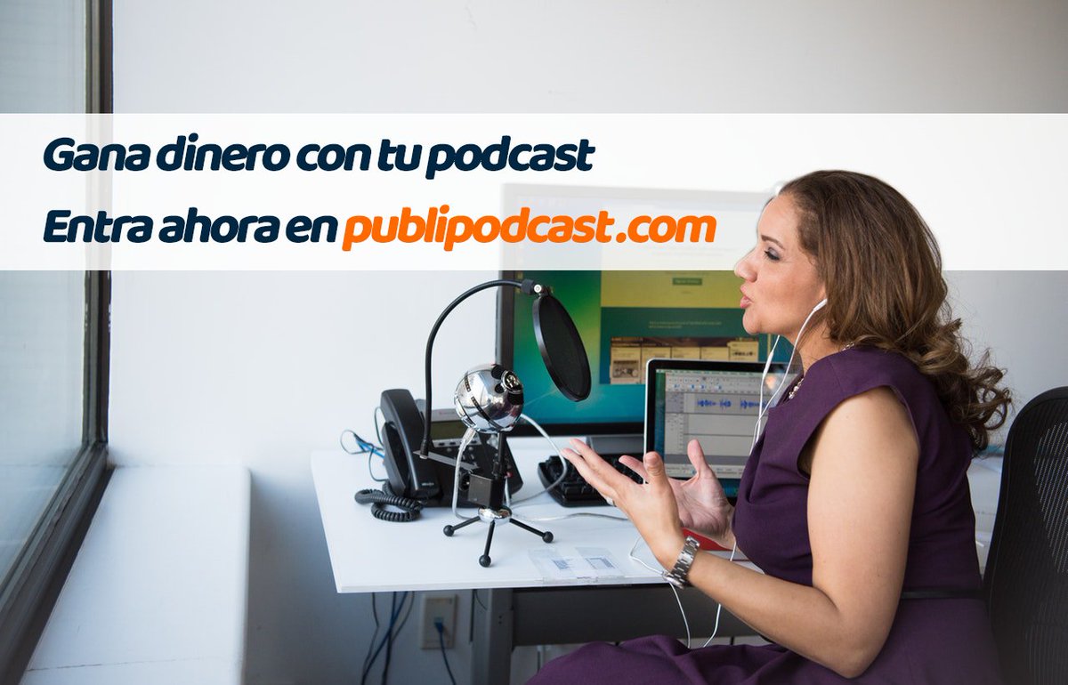 Si tienes un podcast y buscas patrocinadores para ganar un dinero extra, escríbenos y te tendremos en cuenta para las próximas campañas de nuestros clientes.
publipodcast.com/ganar-dinero-p…