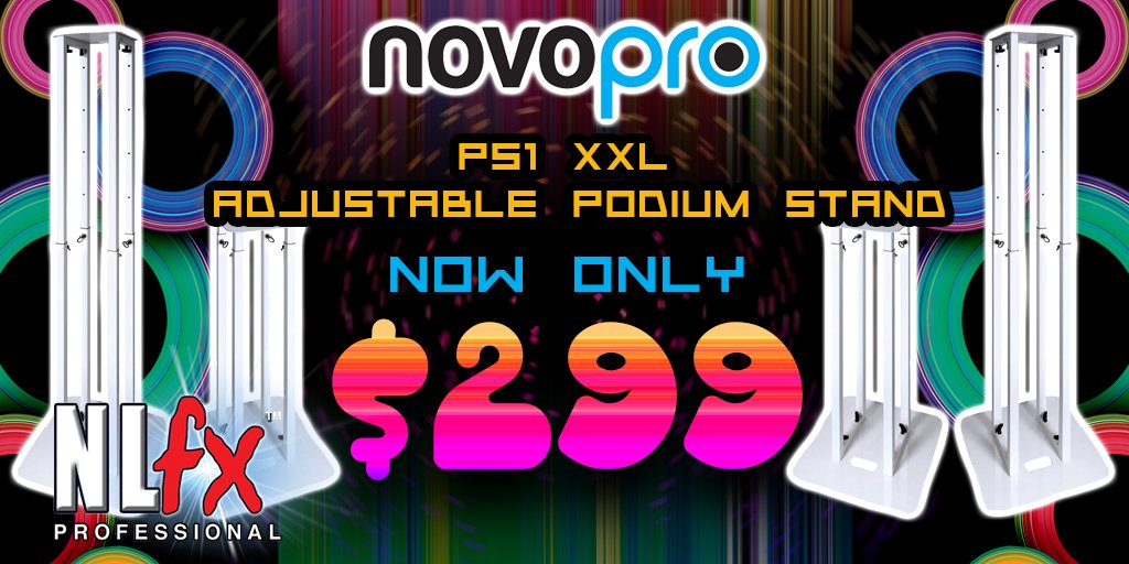 NLfxPro's tweet photo. Wow!! New low price on the NovoPro PS1XXL

https://t.co/00VhbpnSFI

#nlfxpro #nlfxkatie #legendaryservice #buyfromben #NovoPro #adjustablepodium #nlfxdanny https://t.co/3vwhYZVuvm