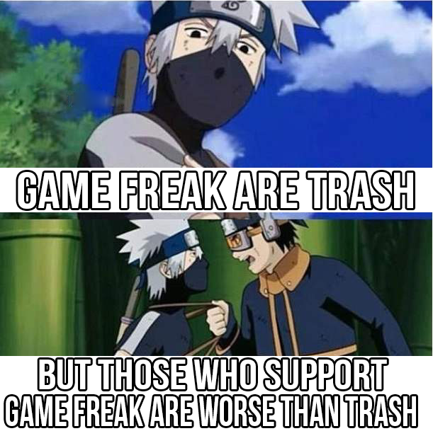 TheBurritoKage's tweet photo. @Pokemon #GameFreakLied #FuckYouGameFreak #ReplaceGameFreak #BringBackNationalDex #PokemonDeservesBetter https://t.co/si8Lsr3P0N