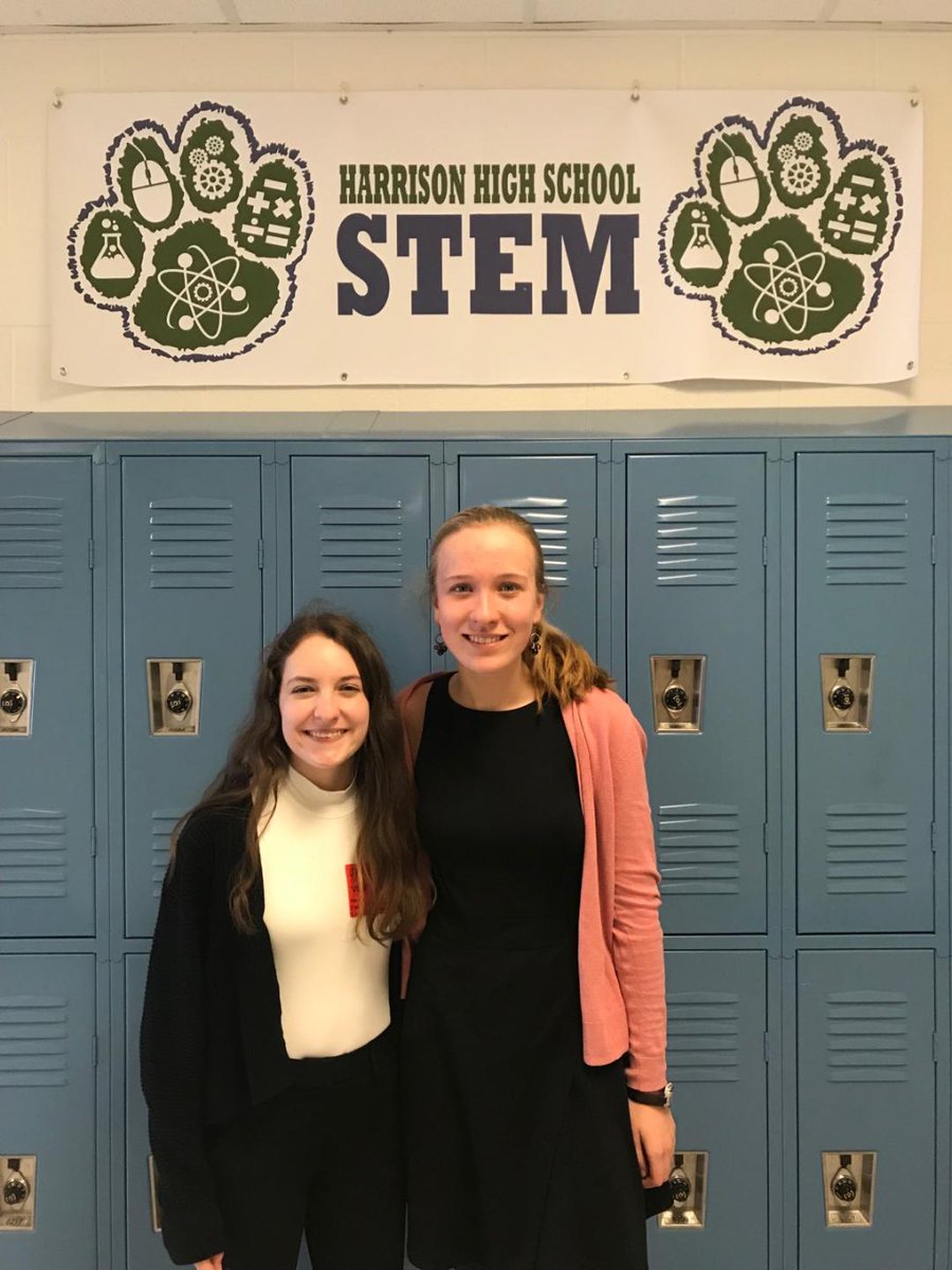 KMHS_magnet's tweet image. Excited to share! @KMHS_magnet junior Morgan and senior Katie shared about their coding/programming outreach with middle school girls. Today they shared with teachers @harrisonhighsc
These young ladies are STEMtastic! @STEMsally #coding4girls #programming