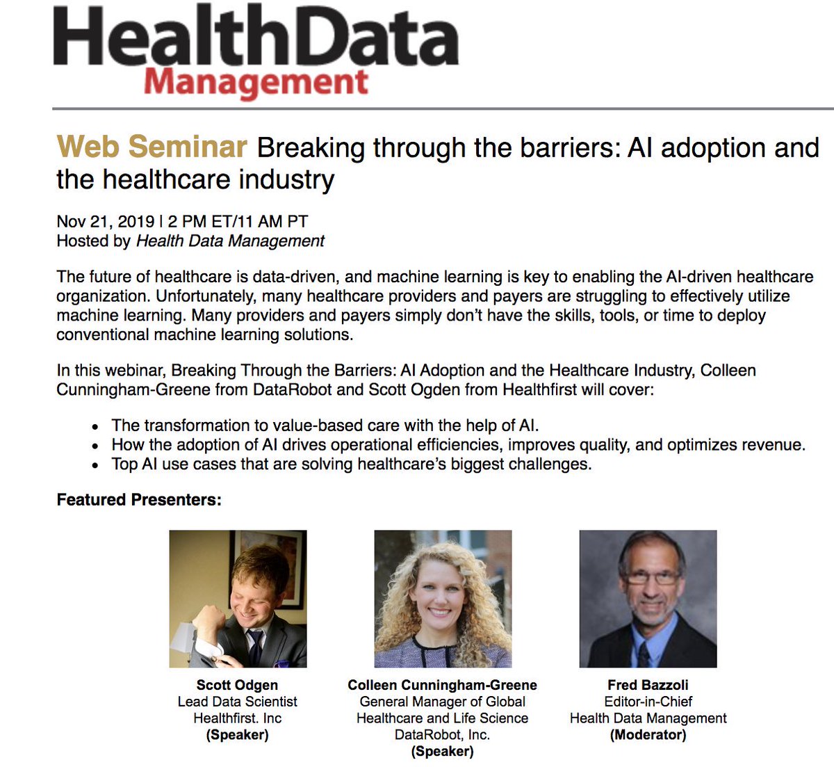 DataRobot tweet media
