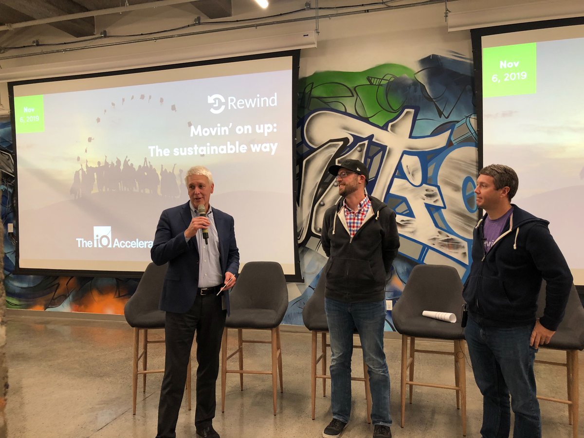 rewind's tweet image. Last week, Rewind was celebrated as the first company to graduate from the #IOaccelerator program 🎓🎉 Thank you @Invest_Ottawa for supporting our journey!