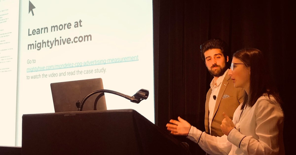 mightyhive's tweet photo. Mondelēz had a vision for #digital media transformation. At the @GMktgPlatform Partner Summit, MightyHive's @SashaSchmitz &amp; @Kdemo24 showcased our partnership with @MDLZ and how they transformed their approach to digital media to connect ads to sales: https://t.co/JzuKS3CVWW https://t.co/YoH1xLpi5l