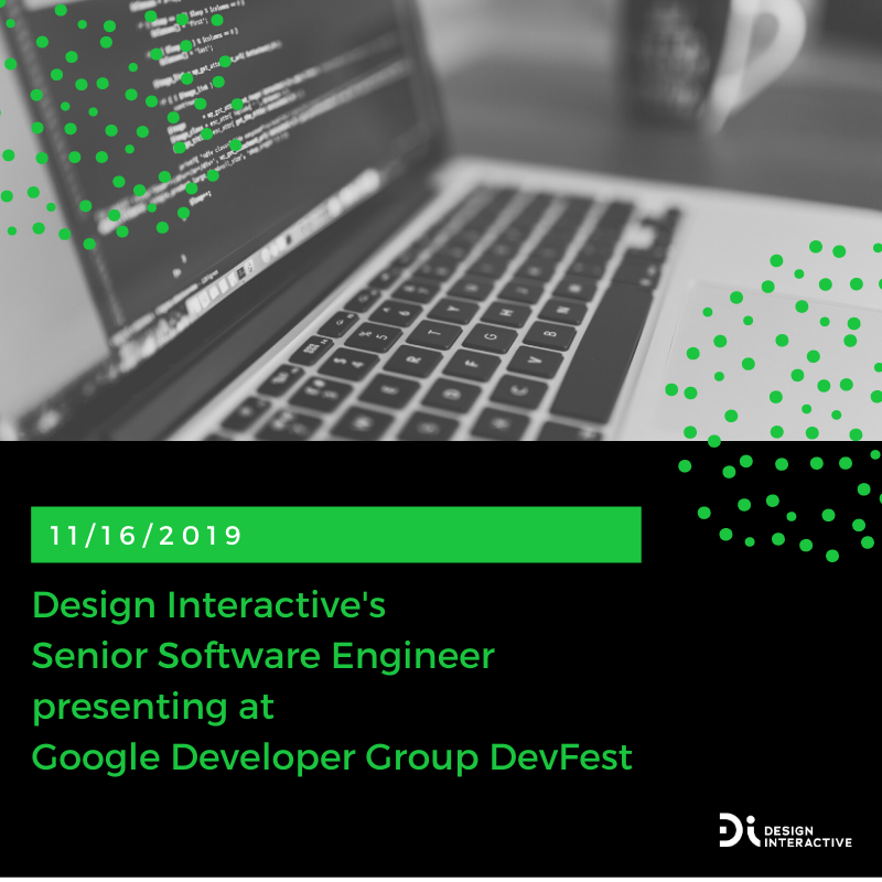 DInteract's tweet photo. Design Interactive's Senior Software Engineer Michael Rosario will be speaking about #Augmentedreality at this years #devfest19. #workatdi #augmentedreality #augmentor #designinteractive https://t.co/FszjsXKq8e