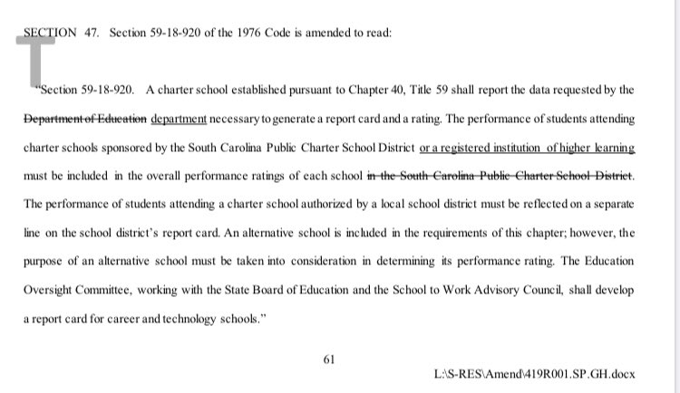 What Senator Hembree calls “the Erskine Amendment”.