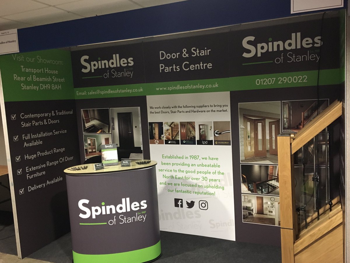 All set for tomorrow at the North East Expo. Come along and say Hi. We’re at stand A5 #NEExpo