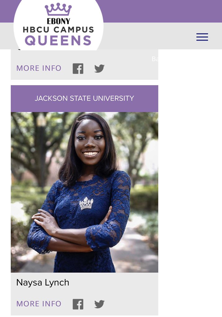 _rheanay's tweet photo. It’s time to VOTE!
Join me on a journey towards being a top 10 #EBONYHBCUCampusQueens so that I can be featured in @EBONY Magazine!
The link is in my Bio.
Voting is #unlimited!!
#JourneywithNaysa #Thee80th #EBONY75
#EBONYPride https://t.co/mZ6Mg8vh6j