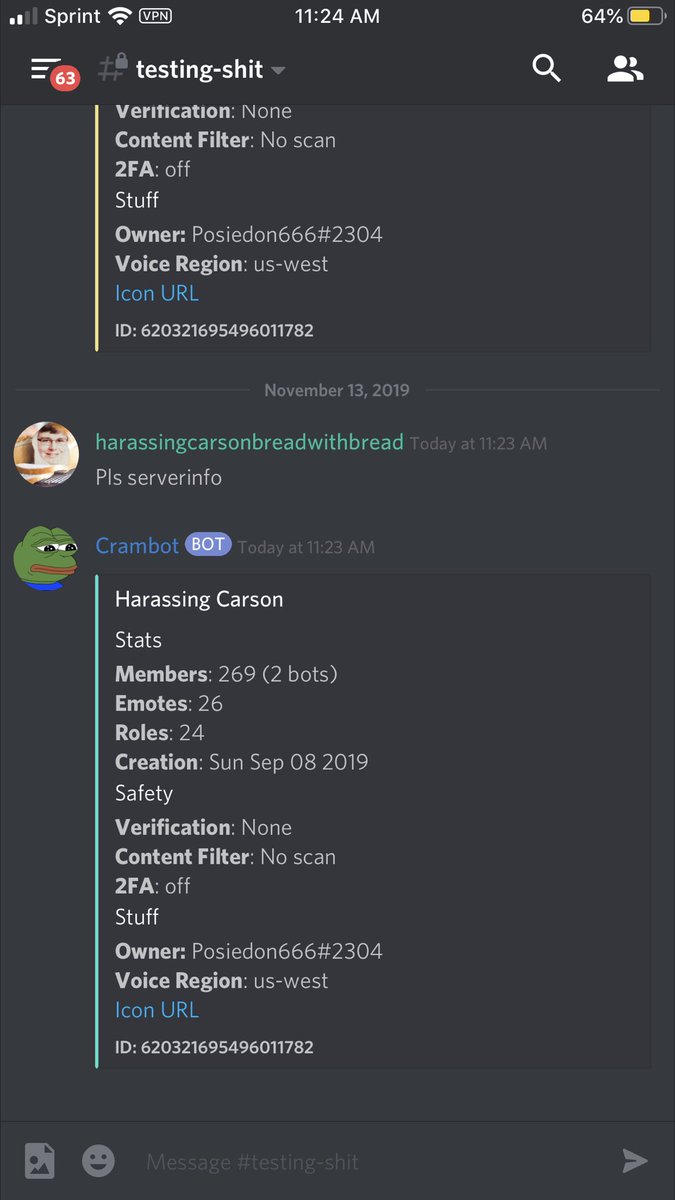 CarsonDiscord's tweet image. Happy 269 discord.gg/ukuwCZq