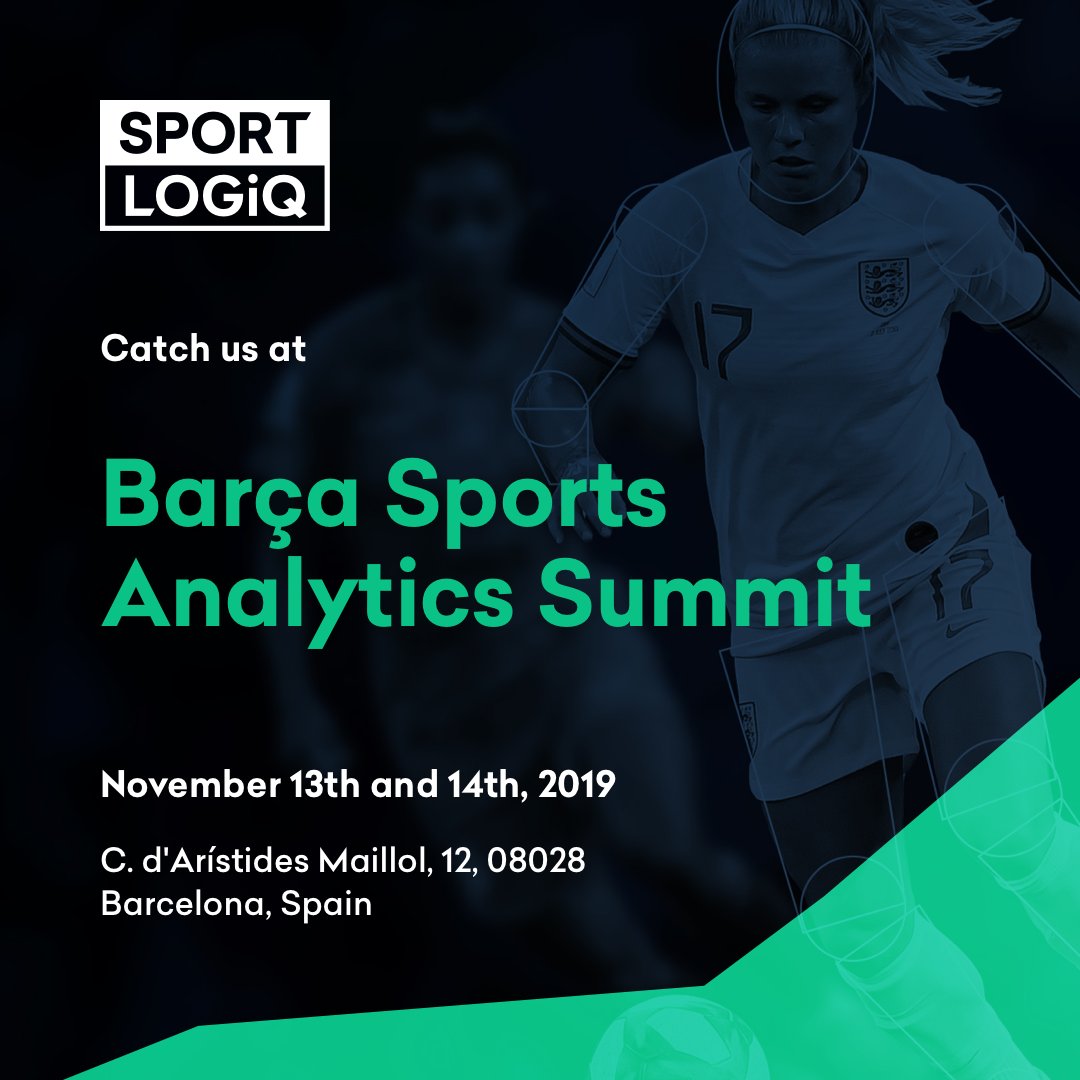 Sportlogiq's tweet photo. We'll be at the Barça Sports Analytics Summit this week. Message us at sales@sportlogiq.com to catch up with @jensfjellstrom and @GregorydSam . https://t.co/YNFiTxg33b