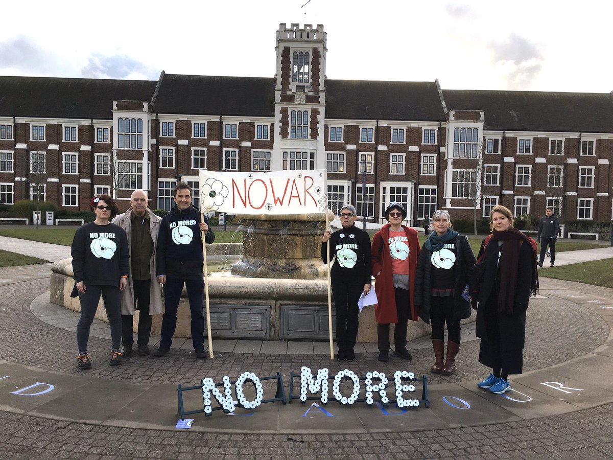 Collective action for Peace: ‘NO MORE’. #WhitePoppies #NoMoreWar #PoliticisedPractice #researchgroup #politicisedperformance #pacifist #respect #loughboroughuniversity