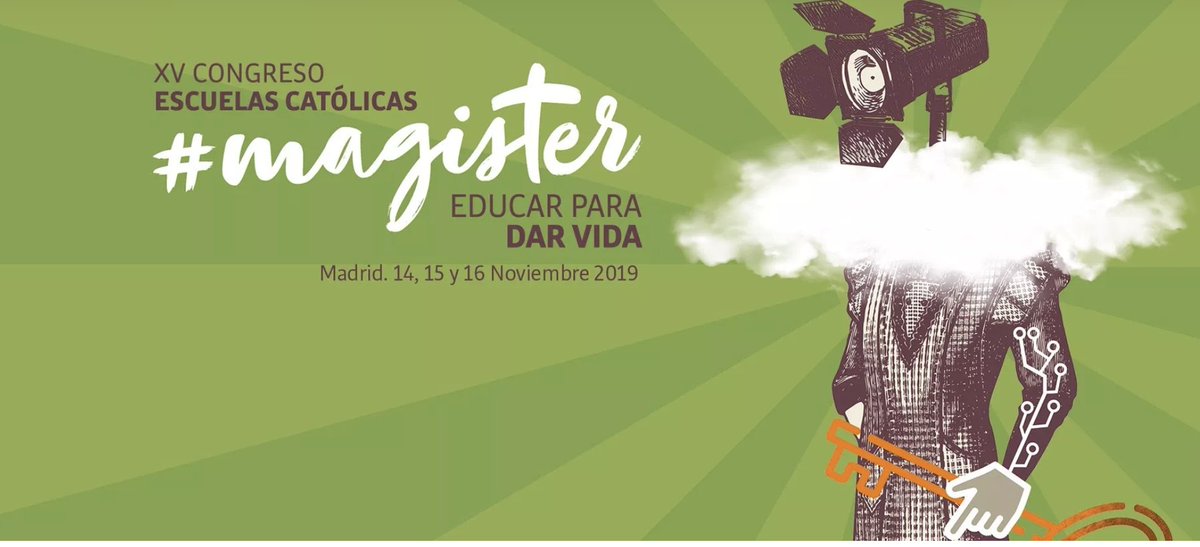 SalesianosEs's tweet photo. Mañana empieza #Magister, el congreso de Escuelas Católicas que reflexionará sobre la figura del maestro. Se podrá seguir en directo en la web https://t.co/qmMHFYLlVy y en los perfiles @ecatolicas   @yosoymagistra y hashtag #magister19 https://t.co/44iYvf4VwM