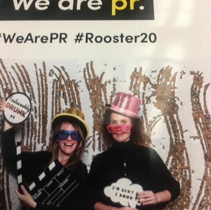 CaspianFilms's tweet photo. And this is why our producers @thembisa and @Georgie_Paget are best behind the camera and should never be left unsupervised near a dress up box. Thank you @RoosterPR for the most fun! Happy #Rooster20 π https://t.co/lreOOZPaTO