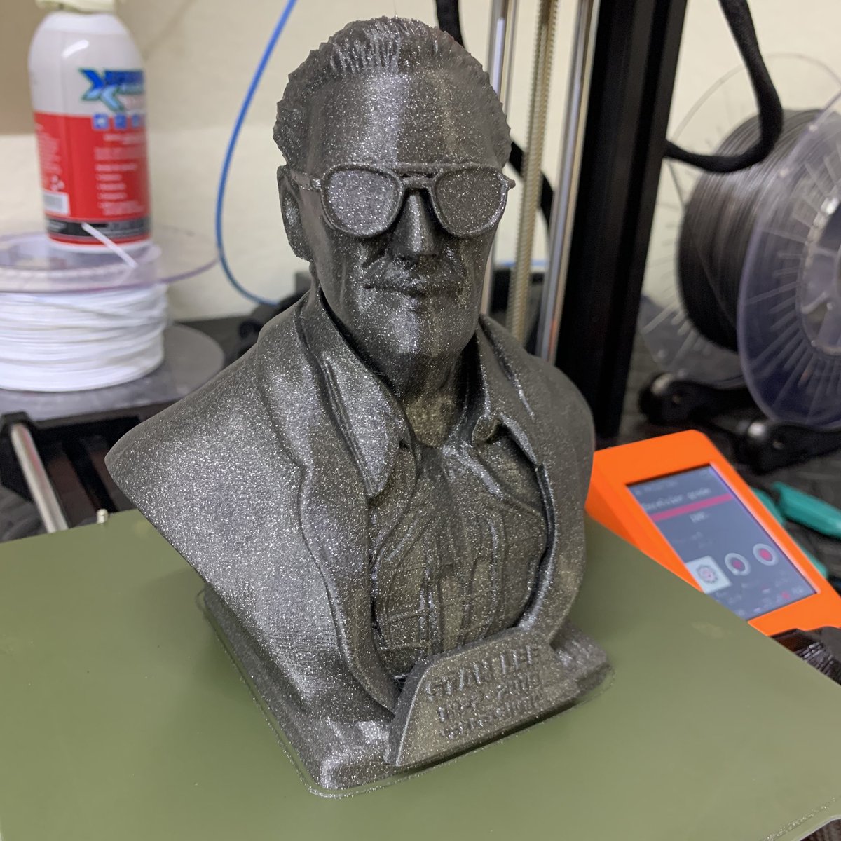 Chris Practicalprinting Excelsior The Stan Lee Tribute Is Complete On The Prusa3d Minibeta Unit In Filamentone Glint Model At T Co 7gsvluhkit T Co Gipdzvzn T Co 2nvfehbmws