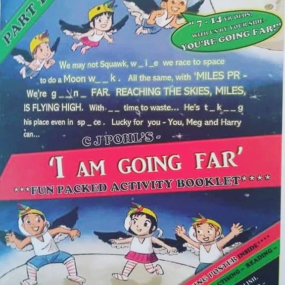 AcjAuthorp's tweet photo. My big bro #kidsbook title- I AM GOING FAR, for #boysandgirls alike now has a lil sis #activitybooklet #CheckOut my C J Pohl, website https://t.co/FQL6CGHwdd for amazing #children books that'll fill them with delight,shining #brilliant light on a wonderful future for them insight https://t.co/MM2PoP5iNK