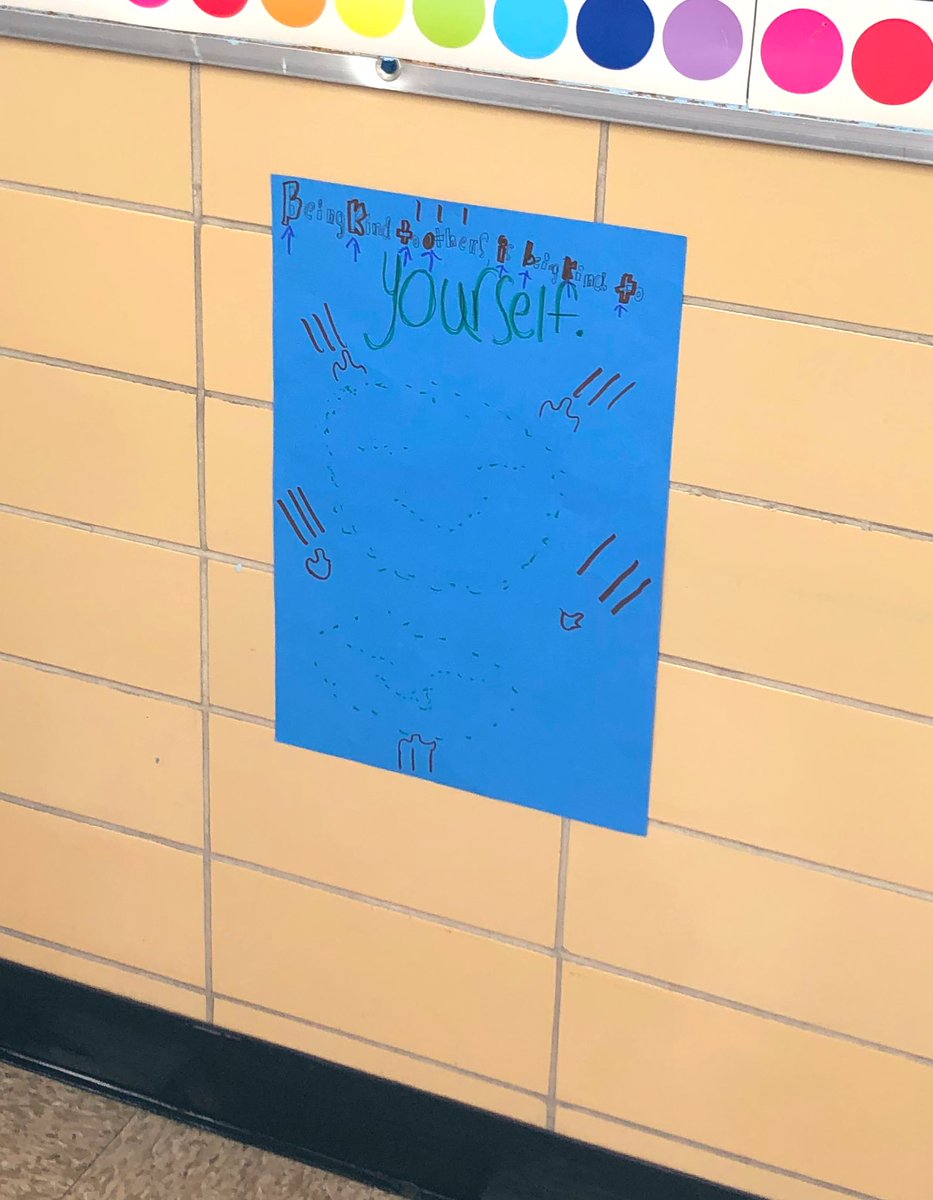 Thank you 4th graders for all the kindness you have shared around the building.