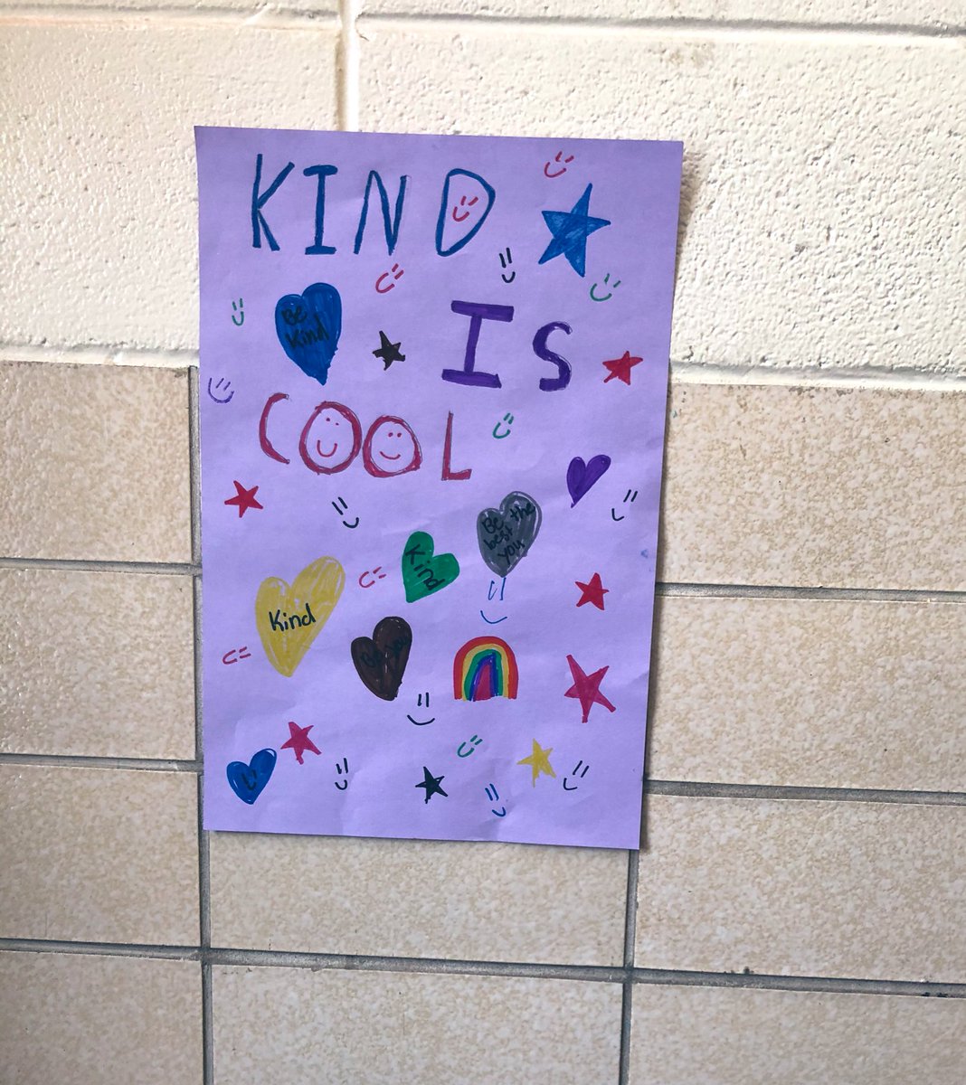Thank you 4th graders for all the kindness you have shared around the building.