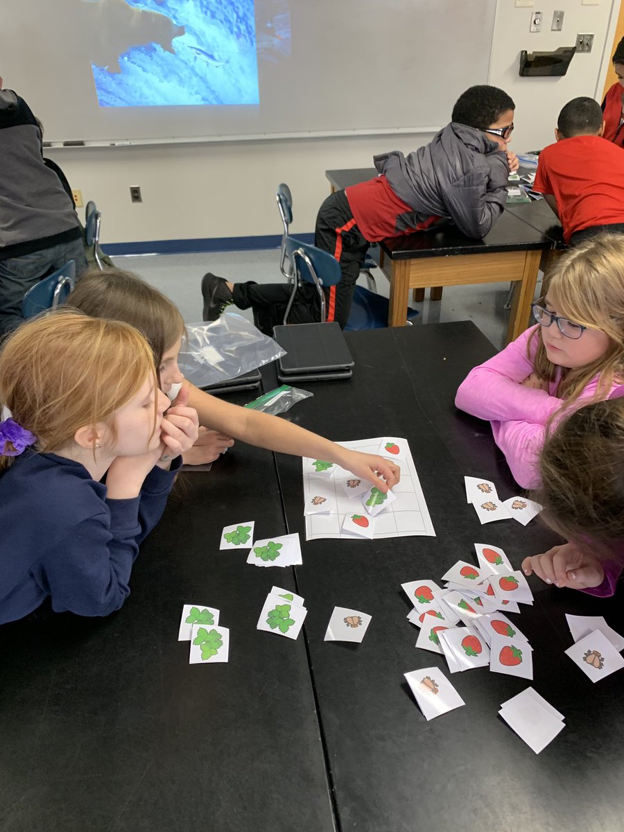 dancensoccermom's tweet photo. Unplugged coding activity. Can the you avoid the spiders while picking strawberries?  @MsBazant https://t.co/nhrlOr3emf