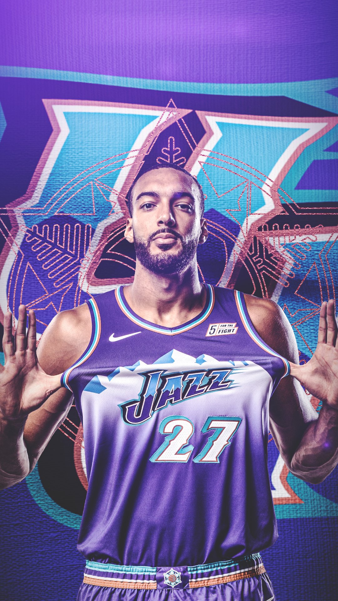 Rudy gobert cheap jersey purple