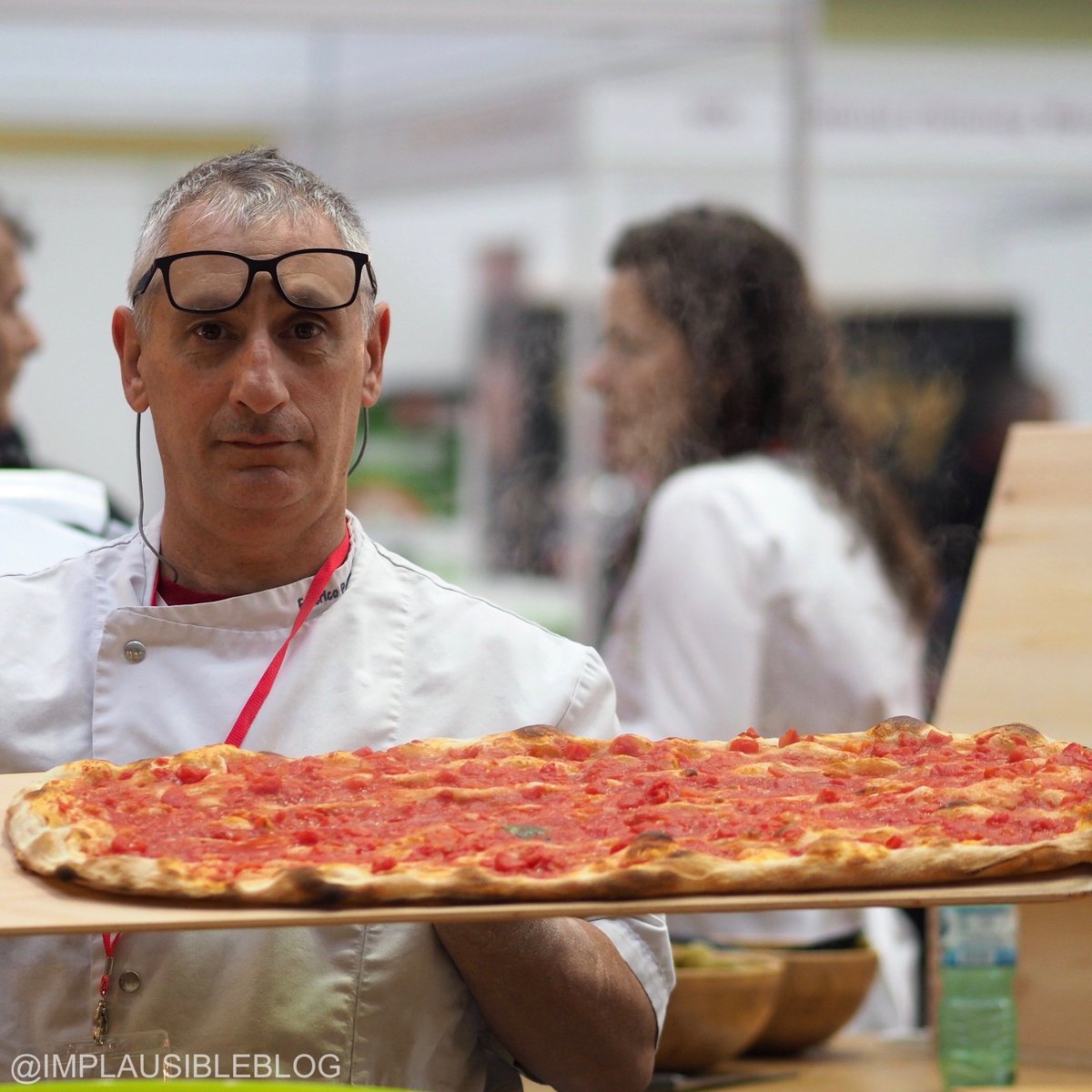 implausibleblog's tweet image. Discovered the most amazing pizza and (pistachio) pesto at the #EPPS19 #pizzapastashow #eppshow with @PestoChampion