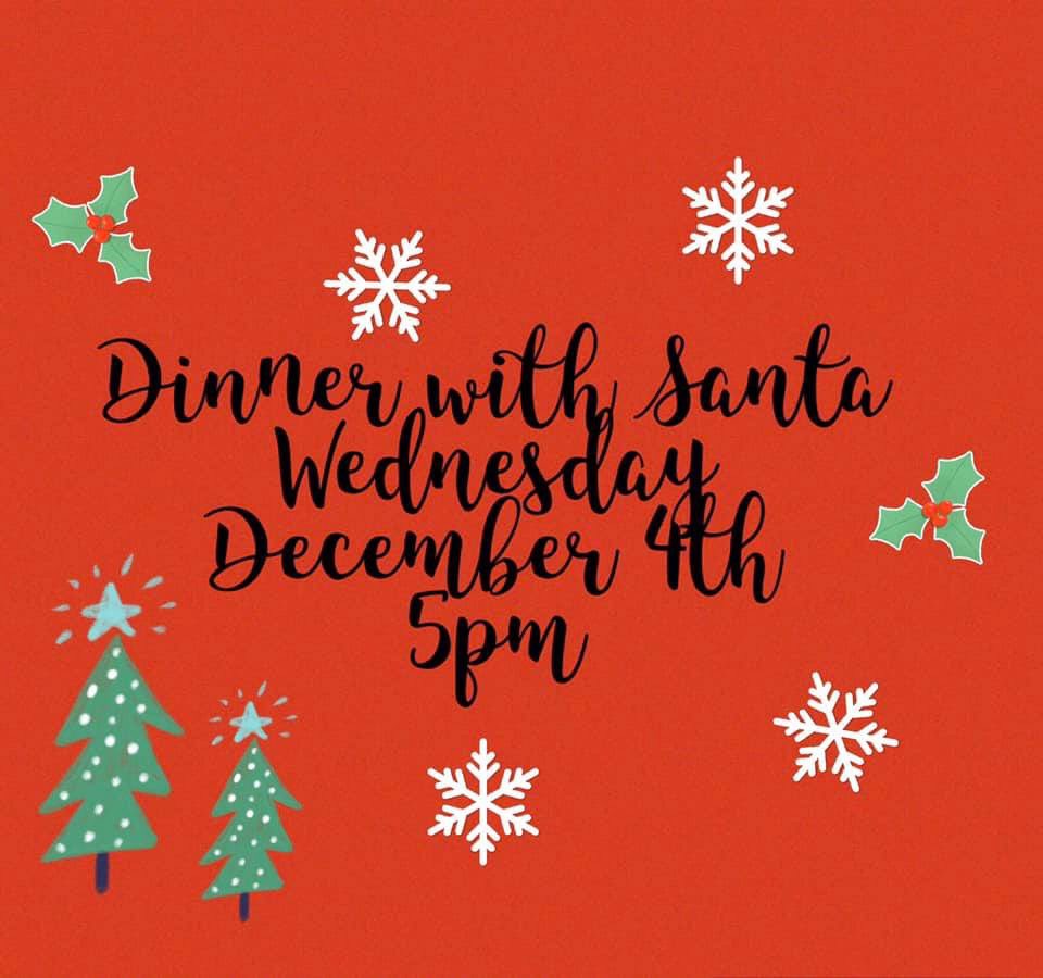 berlinsville's tweet image. Dinner with Santa!!! Please make reservations by calling 610.767.6022 #santa #candycane #dinner #alliwantforchristmas #eatout #bringthefamilyout