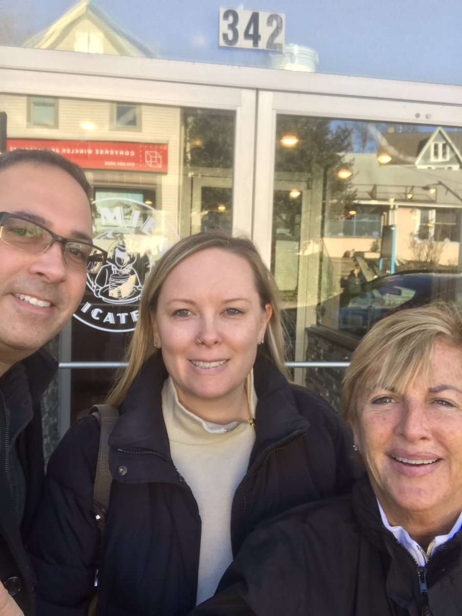 daniel38808674's tweet photo. Great day! Out training Bridget Cunningham our new PA Csm. Met up with Deborah Goodwin for lunch. Energized after lunch. Back on the road to our merchant partners. https://t.co/w4diiRcjIY
