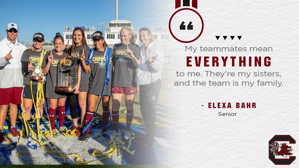 GamecockWSoccer's tweet photo. In case you didn't know... the 2019 senior class is one of a kind. And they're not done yet 🏆

READ: https://t.co/VwhJdQ08RT https://t.co/AQlbURRHku