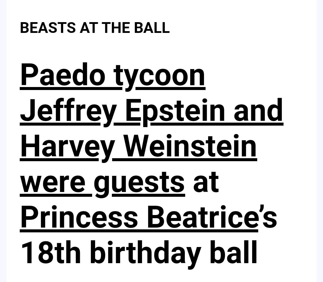 Onward and upward: Not only did Daddy pass on the baton to Randy Andy just recently, Andy's daughter Beatrice is now also on board as an Outward Bound trustee. Yes, the Beatrice whose 18th birthday party was attended by Jeffrey Epstein and Ghislaine Maxwell!
